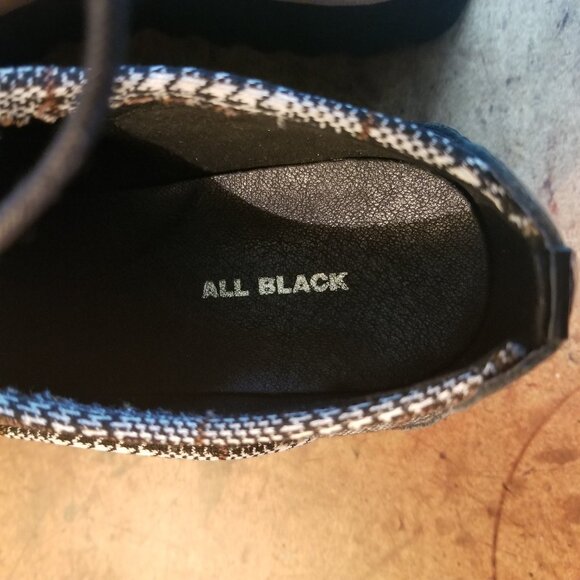 ALL BLACK platform shoes Anthropologie NWT 39/8.5 - Picture 4 of 8